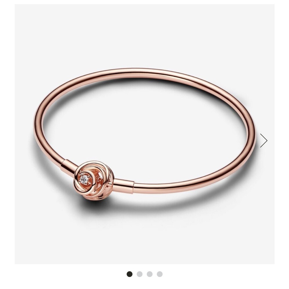Pandora Moments Rose Gold Bangle